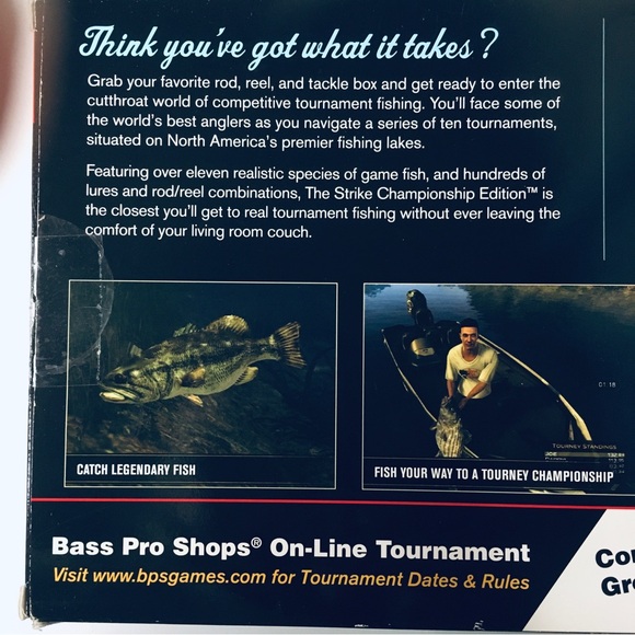 Bass Pro Shops The Strike Championship Edition Nintendo Switch New Rare Open Box - Picture 11 of 12